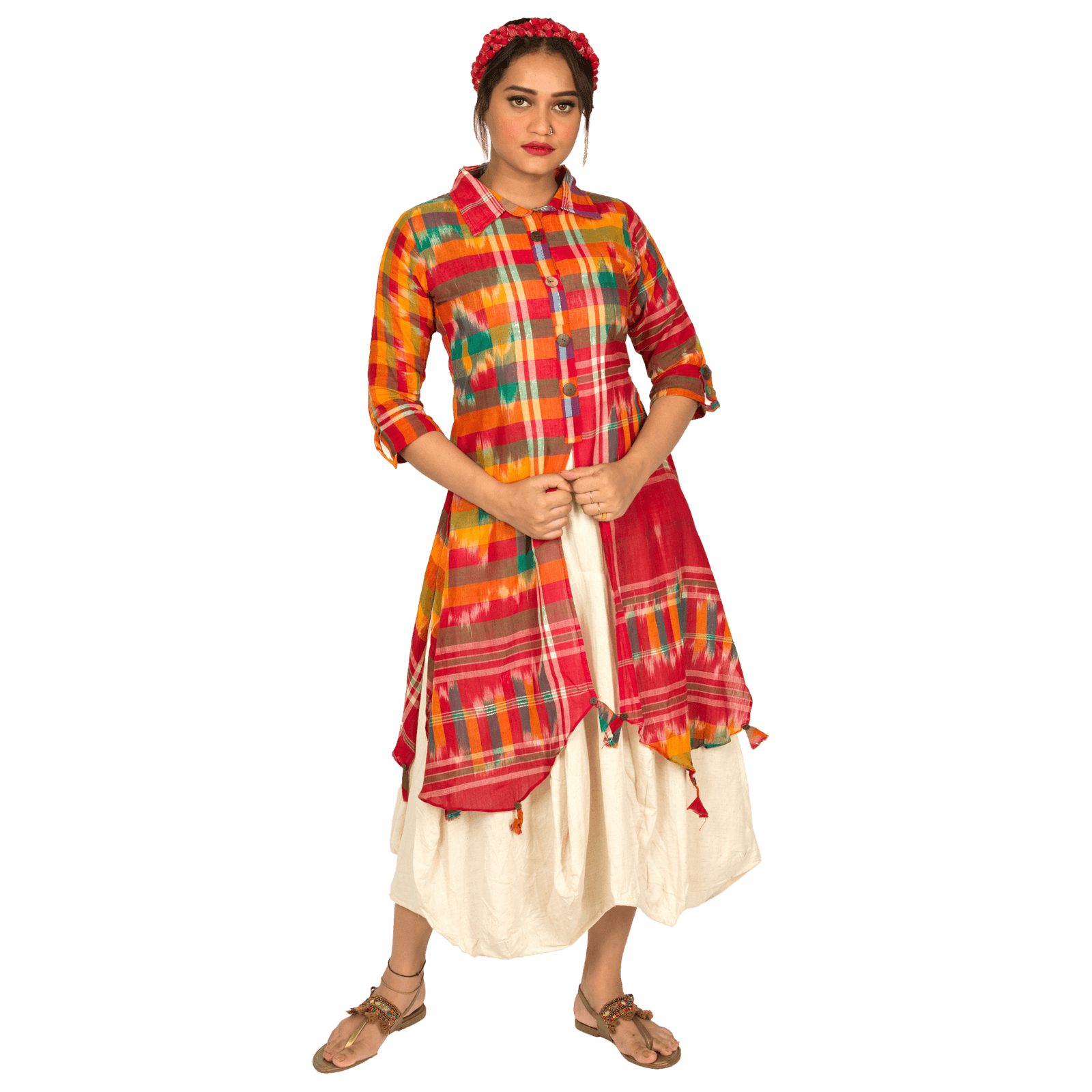 Women’s Dhoti Style One Piece Colourful Dress, stylish one piece designer dresses for all ages.
